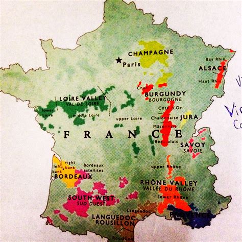 Map Of France Wine Regions